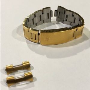 👑MENS ROLEX WATCH BAND W/ EXTRA LINKS👑